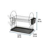 Escurridor de acero para trastes Foset 2